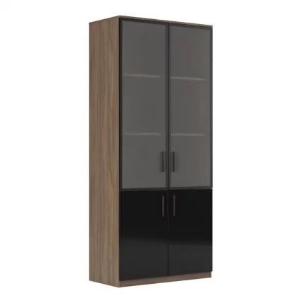 Шкаф для бумаг, глянец ASTI AST33951043 Дуб Черный_0