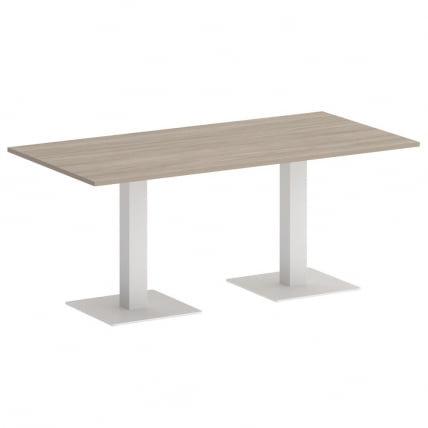 Стол прямоугольный HOME OFFICE VR.SP-5-180.2 Дуб Аттик/Белый металл_0