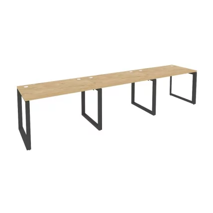 Рабочая станция на О-образном м/к ONIX O.MO-RS-3.2.7 Тиквуд Светлый/Антрацит_0