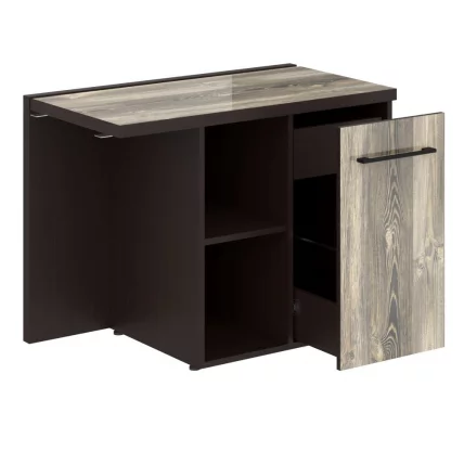 Тумба приставная MCRT 1055R Дуб Базель/Венге Магия_0