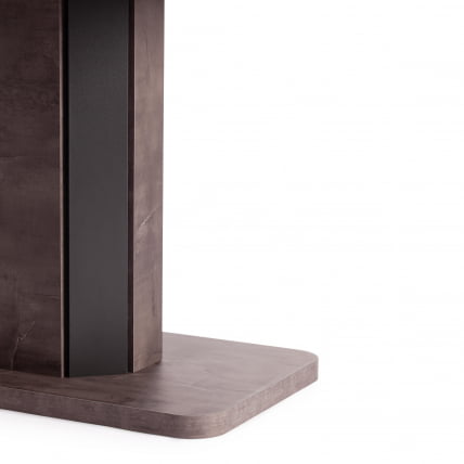 Стол обеденный SKAT ЛДСП/МДФ, 120-160х80х75 см, Оникс/Графит_11