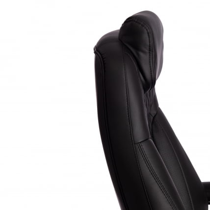 Кресло офисное Труст (макс) кож/зам, черный/черный стеганный/черный, 36-6/36-6/36-6/06 / Trust (max)_12