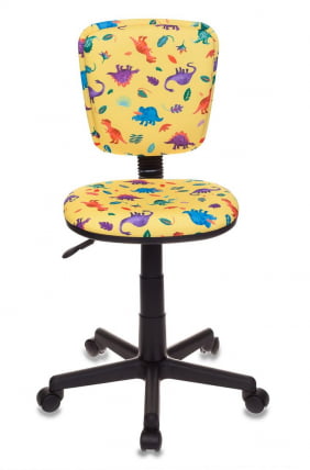 Кресло детское Бюрократ CH-204NX/DINO-Y желтый динозаврики_2