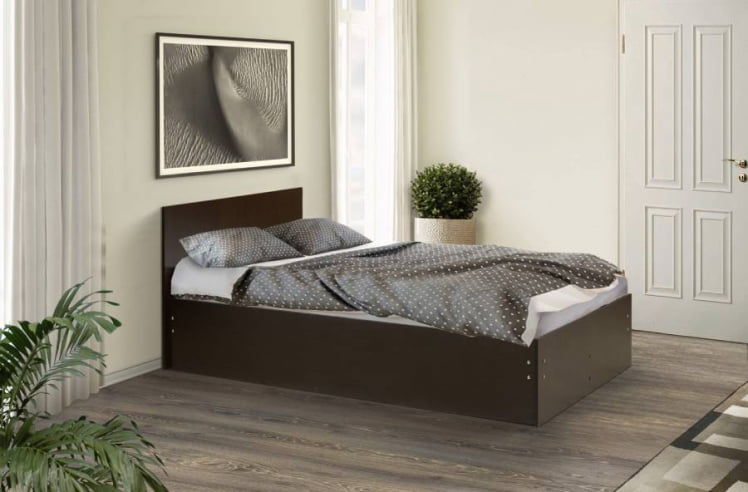 Кровать на уголках №4 1800*2000 Итальянский орех_0