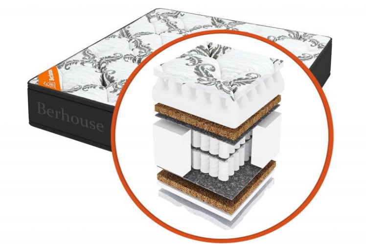 Матрас Валенсия ZAСоня Gray Night (Berhouse) Размер: 1600х2000 мм _0