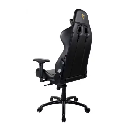 Геймерское кресло Arozzi Verona Signature Black PU Gold Logo_4