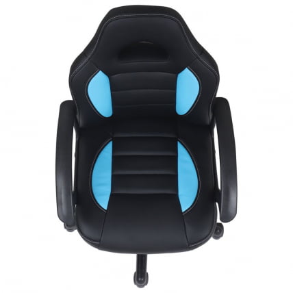 Кресло компьютерное BRABIX Spark GM-201 Черное/голубое_5