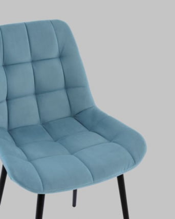 Стул Флекс N велюр пыльно-голубой_6