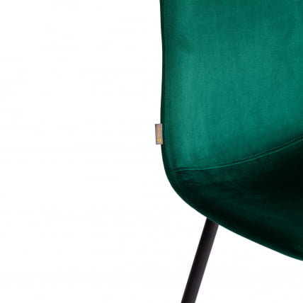 Стул BREEZE (mod. JSC-58) Велюр/металл , 44 х 53 х 86 см, Green (зеленый) HLR56 / черный_7