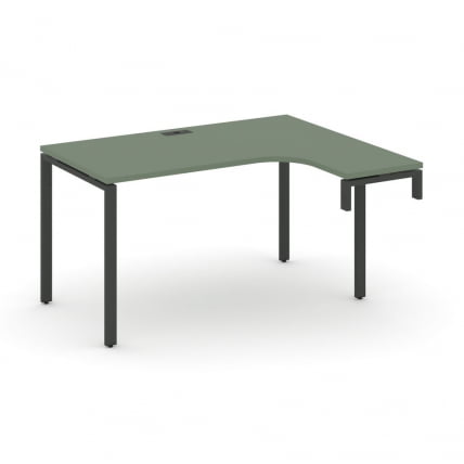 Стол-надставка на опорную тумбу (правый) CONCEPT CN.OSAN-002(R) Кобо Антрацит_0