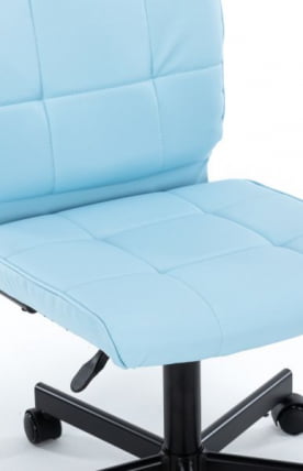 Кресло для персонала Everprof EP-300 Экокожа Бирюзовый_4