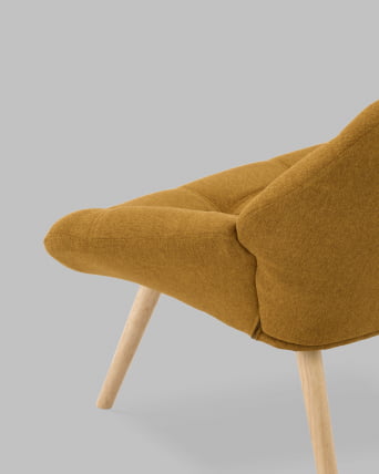 Кресло Олби Квадро горчичный_6