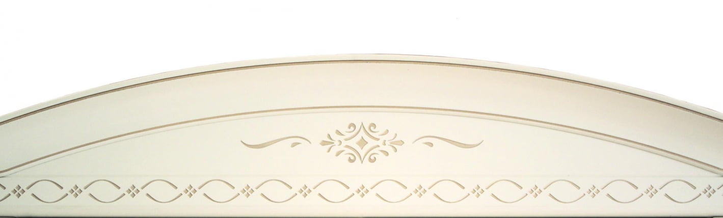 Шкаф-витрина с колоннами Милана 23.15 Сосна Астрид/Ваниль_3