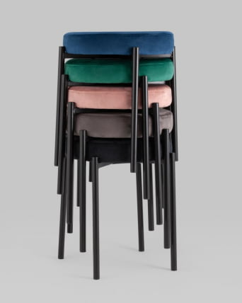 Табурет Рио велюр Пыльно-розовый_5