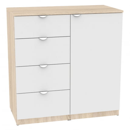 Комод Калисто(K18)923х902х468ручкаторцеваяTR-2(ДСС-Белый)_0