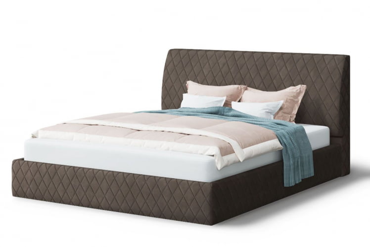 Кровать Хилтон, 2000 x 1200 мм, коричневый_0