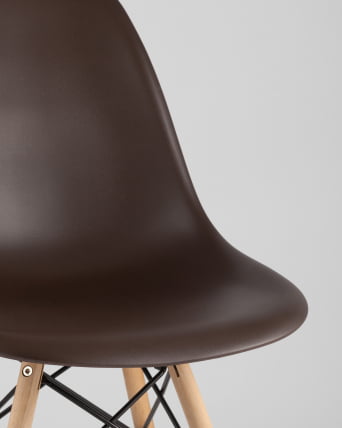 Стул Еамес ДСВ 4 шт. Коричневый / Eames DSW_7