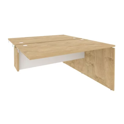 Стол-приставка двойной к опорным элементам ONIX O.D.SPR-3.8 Тиквуд Светлый/Белый_0