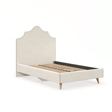 Мягкая кровать Элиза ЛД 600.540.000 Бежевый Светло-коричневый_1