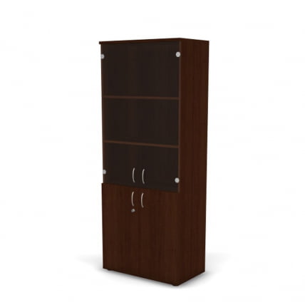 Шкаф комбинированный с замком Танго Ш64Тз Орех_0