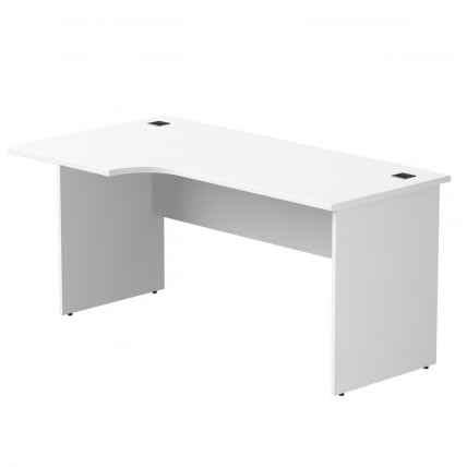 Стол эргономичный с опорами ЛДСП Everprof EVO 254S014 (левый) Белый_0