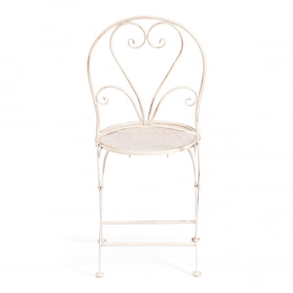 Стул Love Chair (PL08-11140) стальной сплав, античный белый, 40х47,5х94 см_4