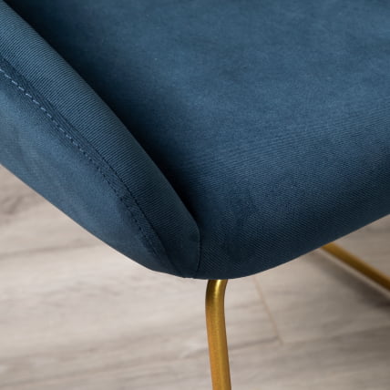 Стул Кент Диаг блуе/Линк золото / Kent Diag blue/Линк_8