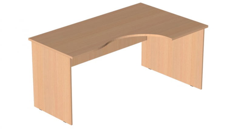 Стол компьютерный угловой Р.СКУ-14 (правый) Крафт белый_0