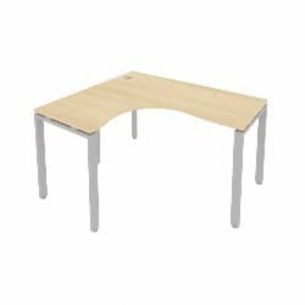 Стол письменный METAL SYSTEM Б.СА-3 Л Акация/Серый_0