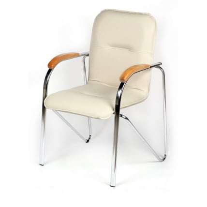 Кресло офисное САМБА хром бук Скаден Бежевый_0