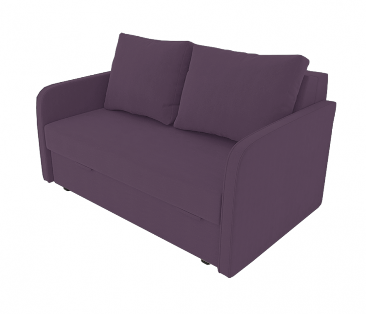 Диван Лоджия Велюр (Berhouse) Цвет фасада: Бордо Велюто 25; Тип: Прямой; Материал фасада: Металл/Велюр_0