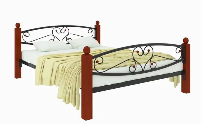 Кровать Каролина Lux plus 1600х2000 Синяя_0