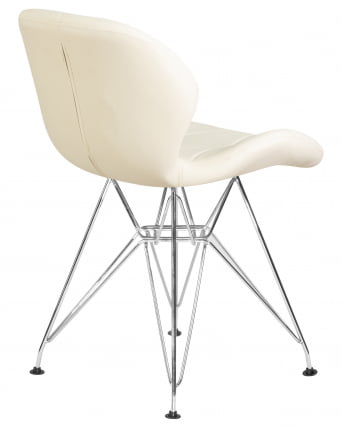 Стул обеденный DOBRIN BUTTERFLY CHROME Кремовый_3