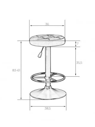 Табурет барный DOBRIN BRUNO (пудрово-сиреневый велюр (MJ9-52)) 2 шт_4