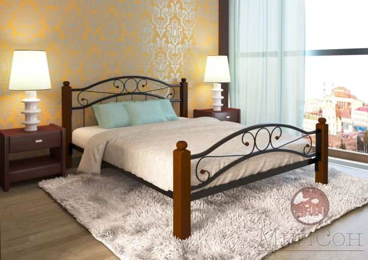 Кровать Надежда Lux plus 1800х1900 Черная_1