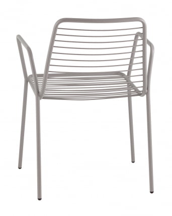 Стул Дели с подлокотниками металл серый_4