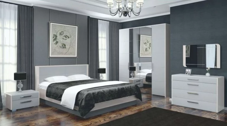 Тумба прикроватная Вива 04 Фарго Мокко глянец_1