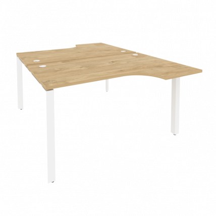 Рабочая станция на П-образном м/к ONIX O.MP-D.SA-2 Тиквуд Светлый/Белый_0