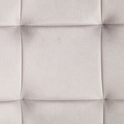 Стул CHILLY (mod. JSC-220) Велюр/металл , 44,5х52,5х88 см, Light grey (светло-серый) HLR14 / белый_7