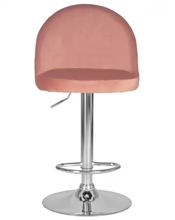 Стул барный DOBRIN MILANA Пудрово-розовый велюр MJ9-32_5