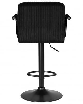 Стул барный DOBRIN KRUGER ARM BLACK (черный вельвет (LAR-E2041-52))_4