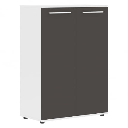 Шкаф с глухими средними дверьми EDIS EMCS 85.1 Мокко Белый Белый_0
