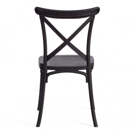 Стул CROSS (mod. PL24) пластик, 48 х 58 х 89 см, Black (черный) 05_8
