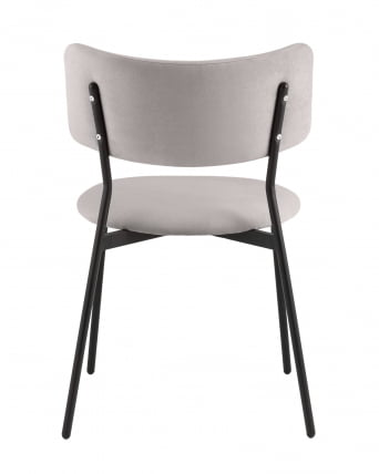 Стул Амелия велюр светло-серый_4