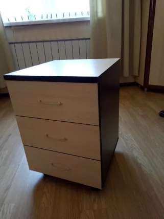 Тумба подкатная Р.Т-3 венге/дуб молочный_2