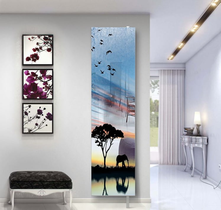 Поворотный зеркальный шкаф Драйв Шелф Арт (левый) Беленый дуб_0