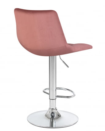 Стул барный DOBRIN TAILOR Пудрово-розовый велюр MJ9-32_3