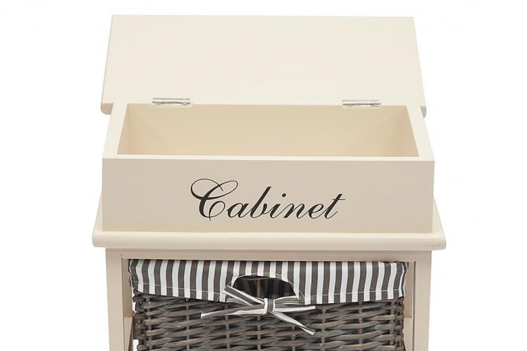 Тумба с 4 корзинами и ящиком Secret De Maison OUVERTURE 4 ( mod. 4349 ) Слоновая кость_1