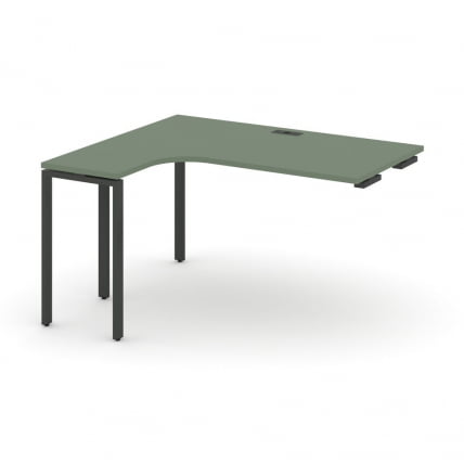 Стол-приставка к опорной тумбе/шкафу (левый) CONCEPT CN.OSAPR-005(L) Кобо Антрацит_0