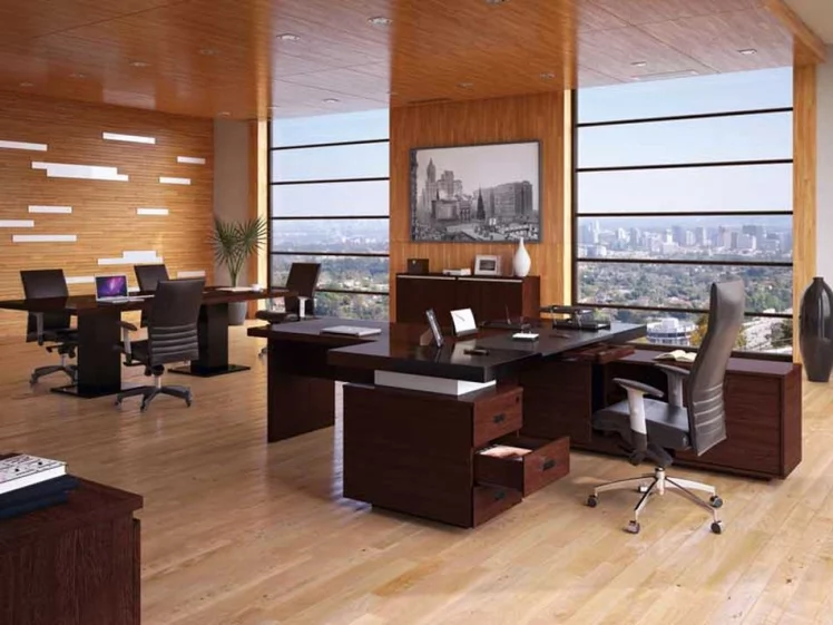 Кабинет руководителя Liverpool №6 Темный дуб_0